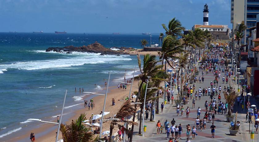 Apartamento Farol Barra Flat Salvador Buitenkant foto